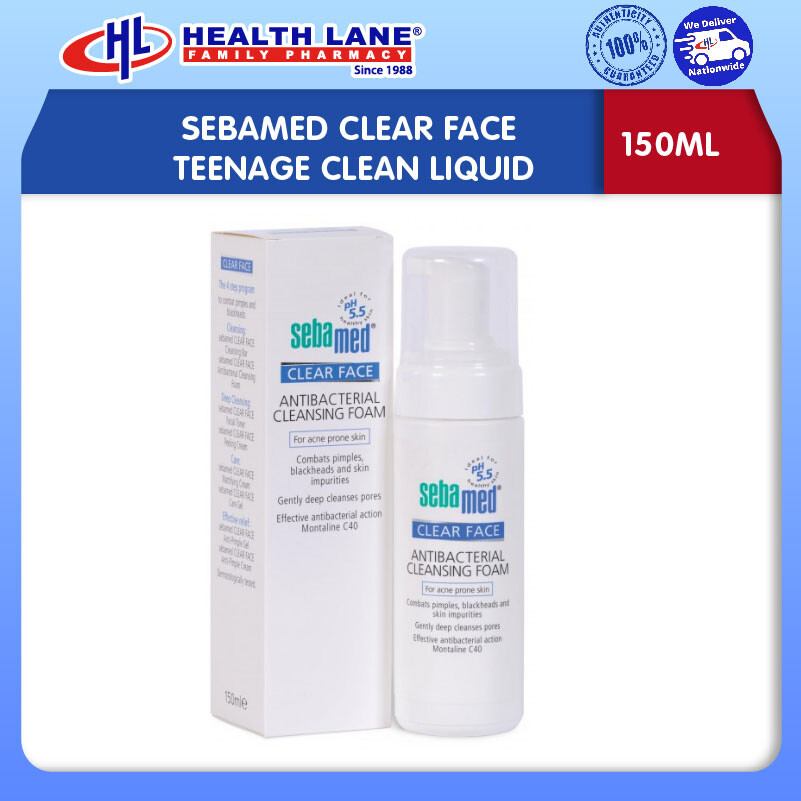 SEBAMED CLEAR MUKA TEENAGE CLEAN CECAIR (150ML)